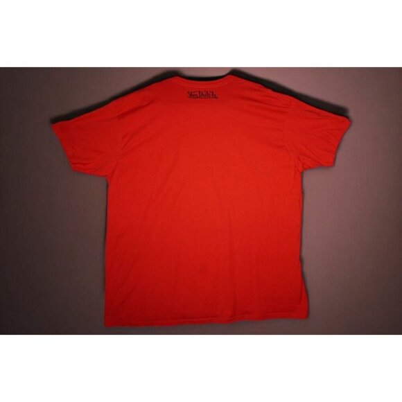 Von Dutch Garage Built Red Graphic T-Shirt 3XL Y2K Streetwear EUC - Picture 7 of 13